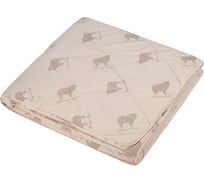 Одеяло Guten Morgen шерсть мериноса, поплин, Standard Merino, 140x205 см ОСМ-п-140-205