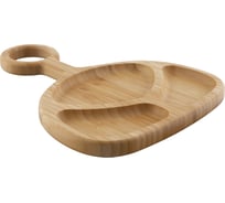 Менажница сервировочная TAVOLONE Vikna бамбук, размер 32х24,5х2см 806956271922