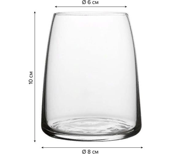 Стакан Pasabahce PSB 390 мл 4 шт. PINOT 420742