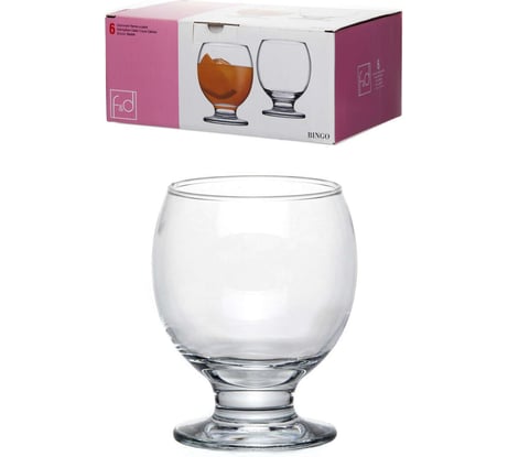 Бокал Pasabahce F&D 285 мл 6 шт. БИНГО 440511