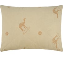 Подушка Guten Morgen стеганая, шерсть верблюжья, поплин, Standard Desert, 50x70 см ПсСД-п-50-70