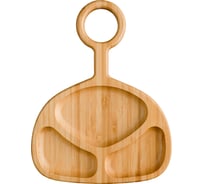 Сервировочная менажница TAVOLONE «Vikna», бамбук, 26х20х2 см 806305924999
