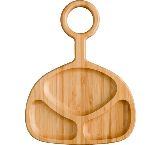 Сервировочная менажница TAVOLONE «Vikna», бамбук, 26х20х2 см 806305924999