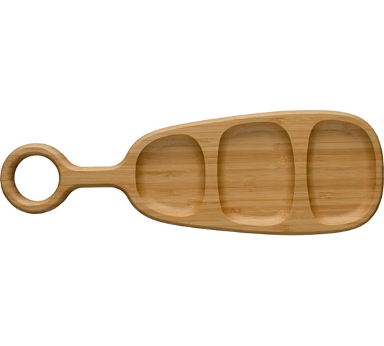 Сервировочная менажница TAVOLONE «Vaughan», бамбук, 38х12,5х2 см 806363633139