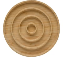 Секционная менажница TAVOLONE «Улитка», бамбук, 22х2 см 806573391251