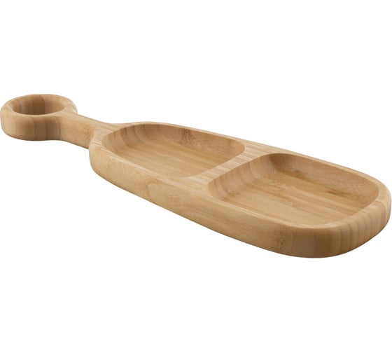Сервировочная менажница TAVOLONE «Vaughan», бамбук, 32х10,5х2 см 806726728398 1
