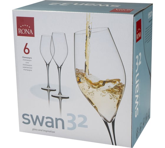 Набор бокалов для вина RONA Swan 320 мл, 6 шт 806663340241