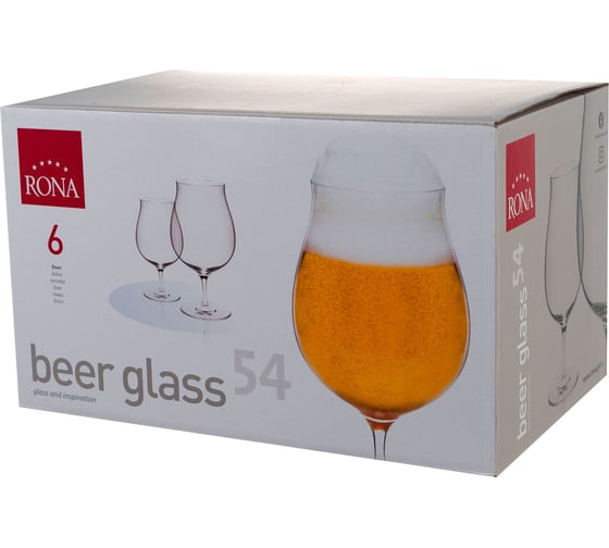 Набор бокалов для пива RONA Craft beer 540мл, 6шт 806751191583