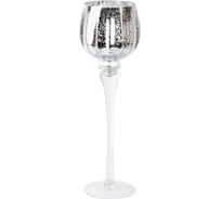 Подсвечник Nouvelle massimoсеребро h=40см стекло крафтовая упаковка 2940504