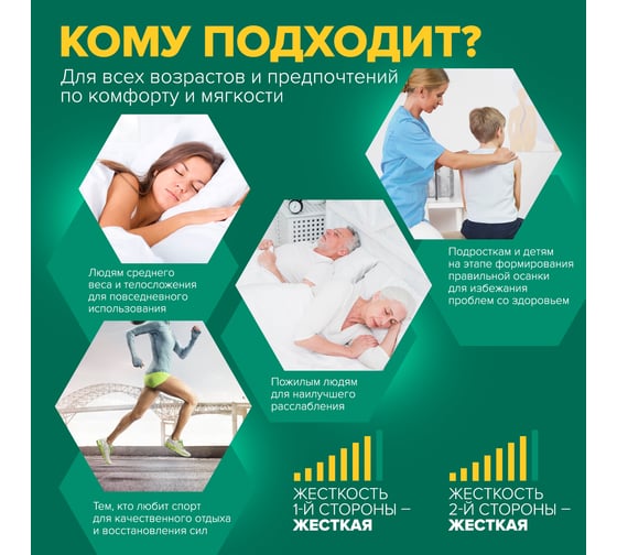 Матрас Sleeptek Lux Cocos Double 80*190 SLCD-00040-3082