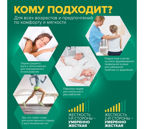 Матрас Sleeptek Perfect SoftCocos Double 80*190 SPFSCD-00079-2002