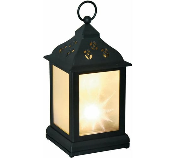 Фонарь со светодиодной гирляндой Uniel ULD-L1122-009/TTB/WW/3D BLACK UL-00002312 1