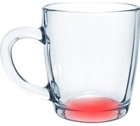 Кружка ООО Декорстайлгласс с декором палитра, 350 мл, цвет красный 2311555311