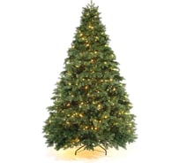 Искусственная елка ElkaDe Королева леса с освещением 215 см, зелёная, бренд КЛСО-215