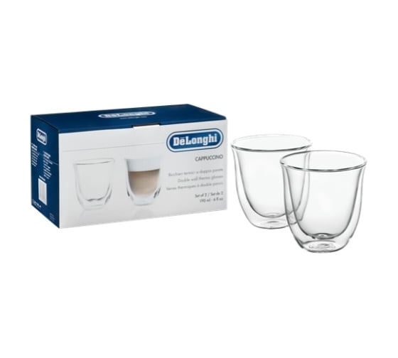 Чашки для капучино DeLonghi Cappucino cups 2 шт 5513214601