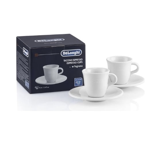 Набор чашек DeLonghi DLSC308 CERAMIC ESPRESSO 2 шт 5513283721 1
