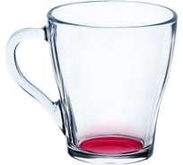 Кружка ООО Декорстайлгласс с декором палитра, 250 мл, цвет красный 231116492