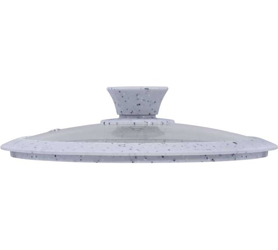 Стеклянная крышка MAUNFELD trinity с силиконовым ободком и ручкой, 20 см MGL20SMLG