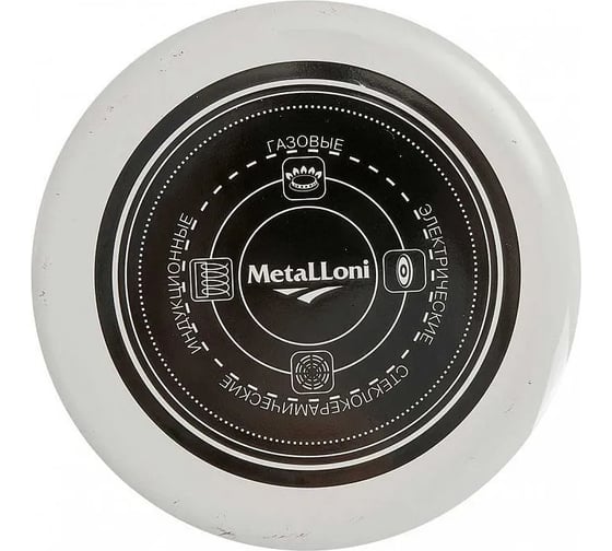 Эмалированный чайник с керамической ручкой MetaLLoni EM-301x1/73 3 л, Гуси Р1-00012989