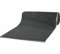 Ворсовый влаго-грязезащитный коврик ЛАЙМА 90х1500 см, толщина 7мм, черный, 602880