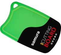 Доска Samura термопластиковая, 380x250x2 мм, зеленая SF-02GR/K