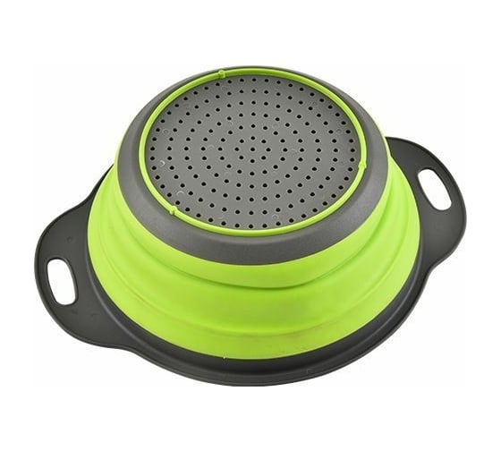 Складной круглый дуршлаг BRADEX 2.4л, зеленый TK 0350