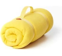 Плед Tplus 1500x2200 мм флис, жёлтый T021090
