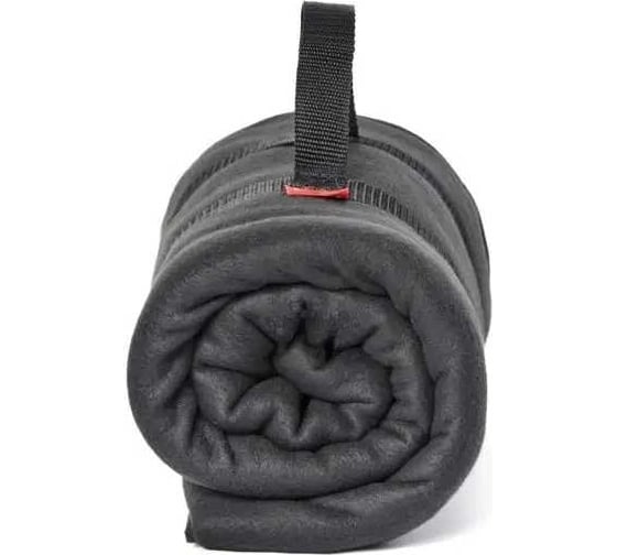 Плед Tplus 1500x2400 мм флис, чёрный T021096