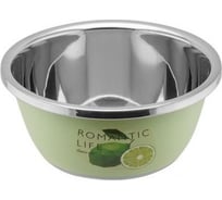 Миска для взбивания PERFECTO LINEA из нержавеющей стали, диаметр 24 см, лайм, серия Romantic life 24-012421