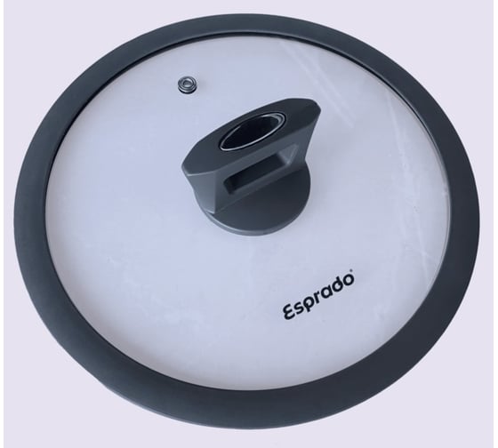 Ковш Esprado frontera gris с крышкой, 16x7,5 см, 1,4 л, алюминий, антипригарное покрытие, индукция FRGT16GE109