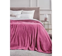 Покрывало (плед), Guten Morgen Велсофт, рис.17-1818, ягодный, 100x150 см ПКФЯ-100-150