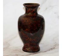 Декоративная ваза Керама Стиль ЛЮБАШКА коричневая высота 24 см диаметр 18 см 069097