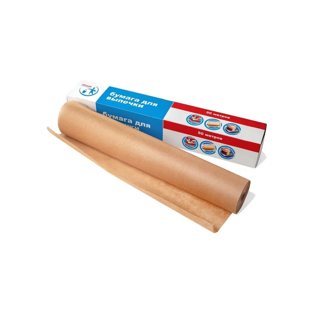 Бумага для выпечки Paclan Professional 38 см х 50 м, с ножом ...