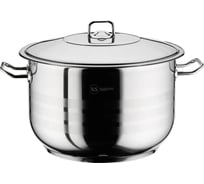 Кастрюля со стальной крышкой Rainstahl широкая, 20л. 2103-34 RS/CS