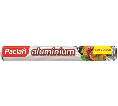 Алюминиевая фольга Paclan 10 м х 29 см в рулоне 40141701