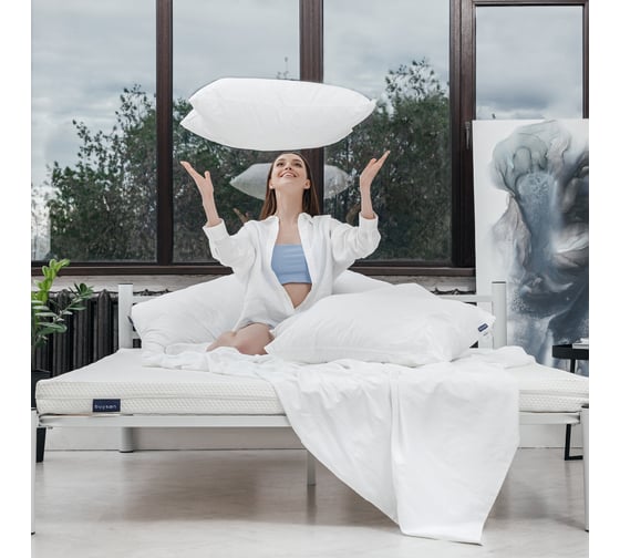 Анатомическая набивная подушка для сна buyson BuyEasy 50x70 см 50011302.00083