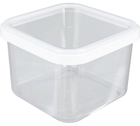 Банка для сыпучих продуктов Полимербыт CUBBO SCANDI 0.6 л, белый 432660800