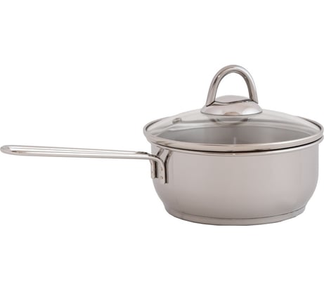 Ковш Амет 1 л, с крышкой, 160 мм 1с2526