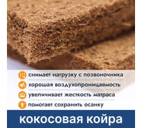 Матрас Капризун Дрим хард ппу 160х90 см 414806