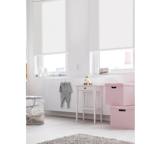 Рулонная штора Decofest Апилера Снежный серый 070x160 Мини А0000018733 1