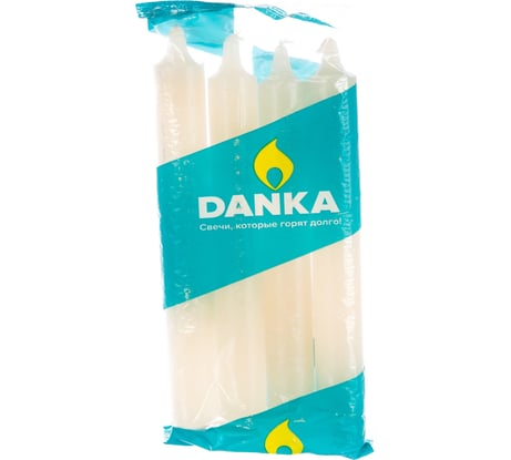Свеча ДАНКА хозяйственная №80 4 шт 4627073670181