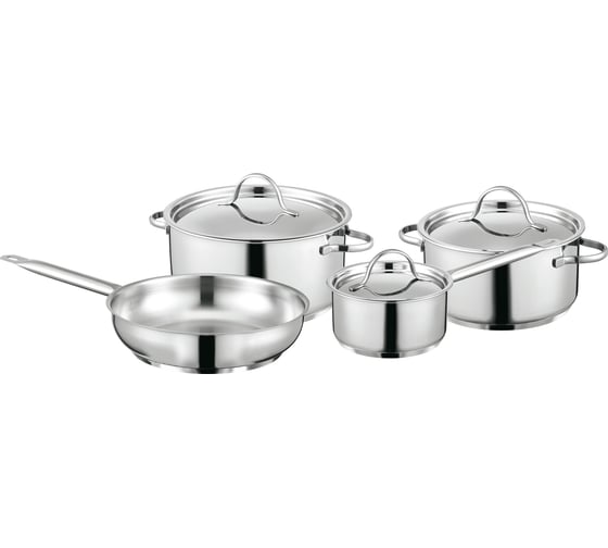 Набор посуды BergHOFF Comfort 7 предметов, со стальными крышками 1111033 1