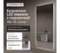 Прямоугольное зеркало GENGLASS большое 199x79 см, с холодной HALFEO Slim NF LED XL, с проводом GGL-05-XL-Slim-6000-1 2