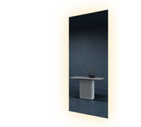 Прямоугольное зеркало GENGLASS большое 199x79 см, с нейтральной подсветкой HALFEO Slim NF LED XL, с проводом GGL-05-XL-Slim-4000-1