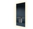Прямоугольное зеркало GENGLASS большое 199x79 см, с нейтральной подсветкой HALFEO Slim NF LED XL, с проводом GGL-05-XL-Slim-4000-1 1