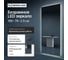 Прямоугольное зеркало GENGLASS большое 199x79 см, с нейтральной подсветкой HALFEO Slim NF LED XL, с проводом GGL-05-XL-Slim-4000-1 2
