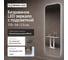 Прямоугольное зеркало GENGLASS 179x54 см, с холодной подсветкой KUVINO NF LED L, с проводом GGL-02-L-6000-1 2