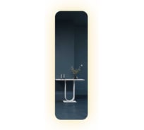 Прямоугольное зеркало GENGLASS 179x54 см, с нейтральной подсветкой KUVINO NF LED L, с сенсорным выключателем GGL-02-L-4000-2
