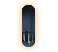 Овальное зеркало GENGLASS 179x59 см, с нейтральной подсветкой NOLVIS NF LED L GGL-01-L-4000-2