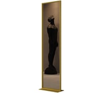 Напольное зеркало в раме GENGLASS ZELISO Gold, одностороннее GGM-23-1-1